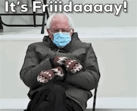 bernie sanders mittens gif